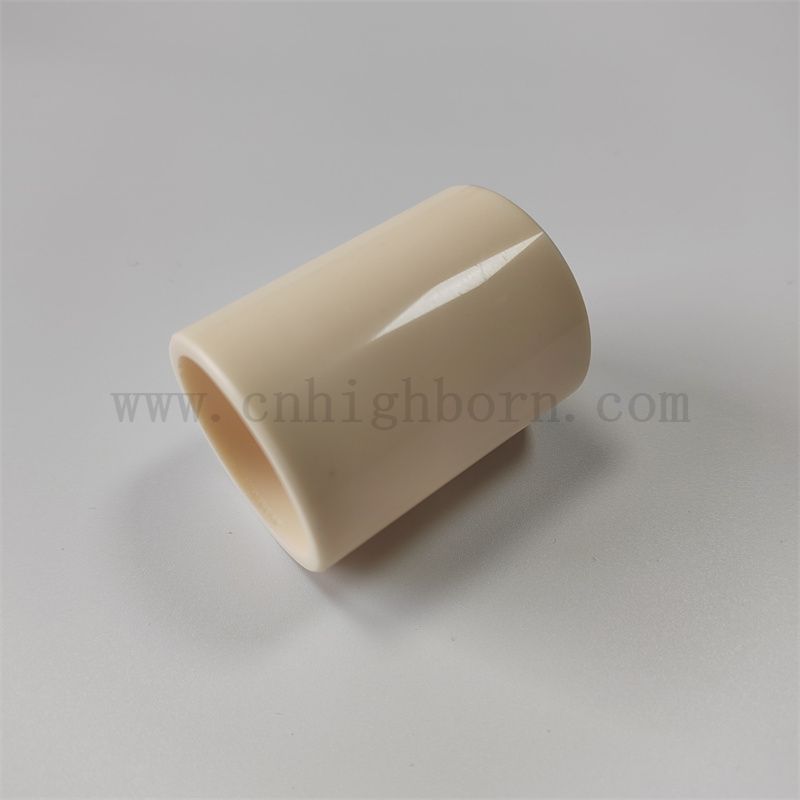 Hochtemperaturpolier 99,5% Aluminiumoxid Keramik Al2o3 Isolatorrohr 