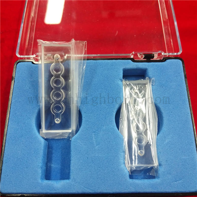 Laborspektrometer angepasst Clear Quartz Glass Cell Cuvette