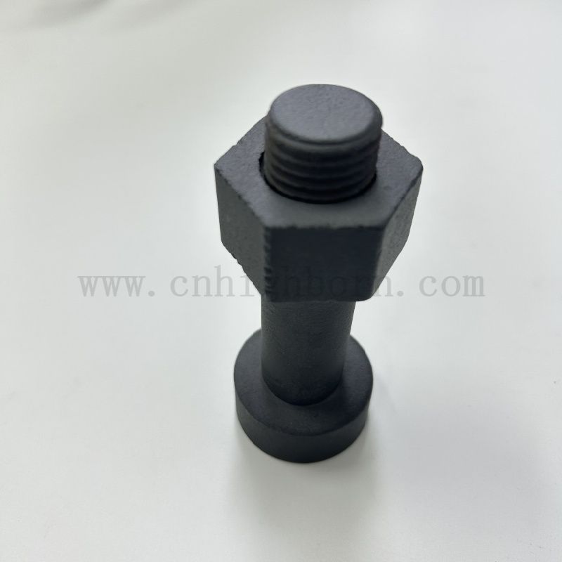  Kundenspezifische korrosionsbeständige Siliziumkarbid -Keramikschraube und Sic -Muttern 