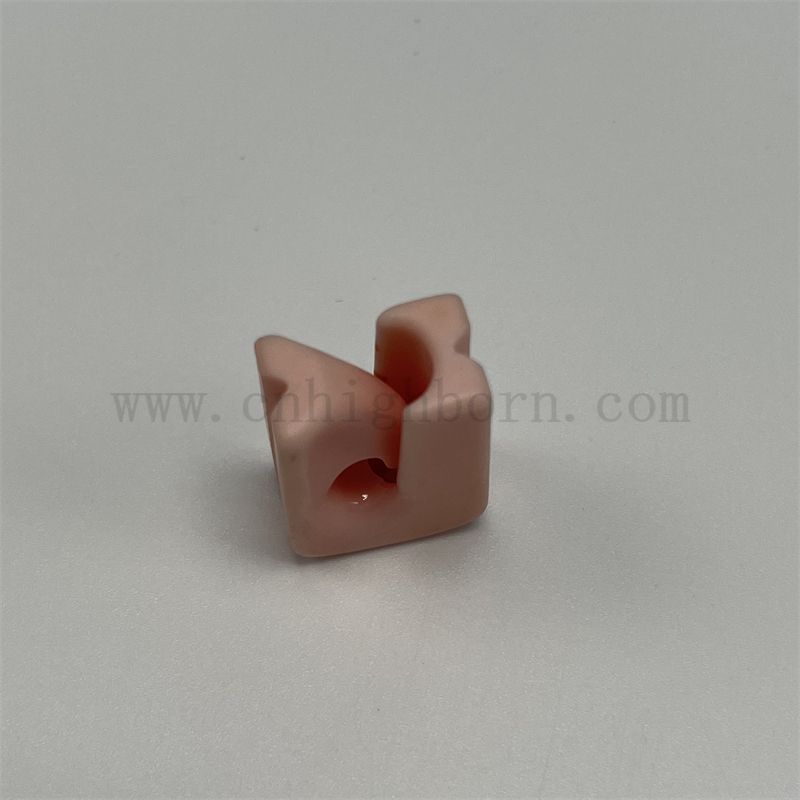 Customized Wear Resistenz Alumina Keramik Präzision Al2o3 Zubehör Teile für Textilmaschinen 