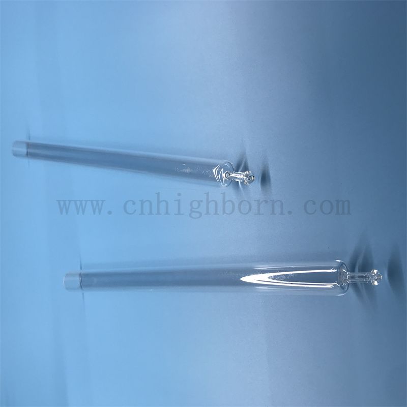 Wärmewiderstand Customized Transparent Fused Silica Quarzglasrohr