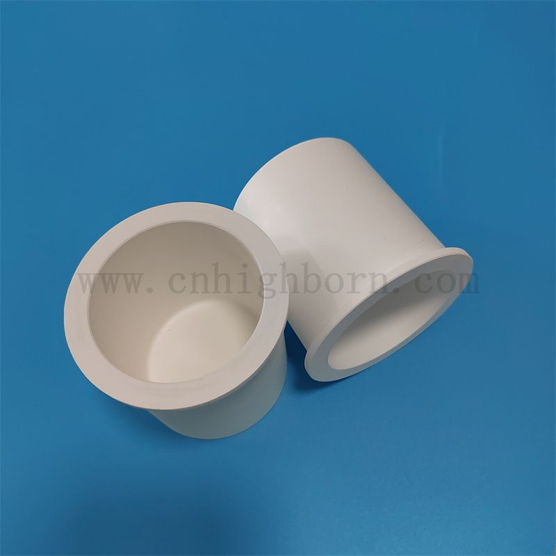 Isolator Bor Nitrid Crucible hohe thermische Leitfähigkeit BN Ceramic Boat