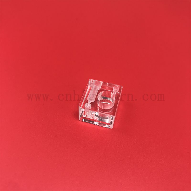 Chemische Analyse 10 mm Lichtpfad 190-2500 nm Wellenlängenbereich MICO Quarzglas Cuvette