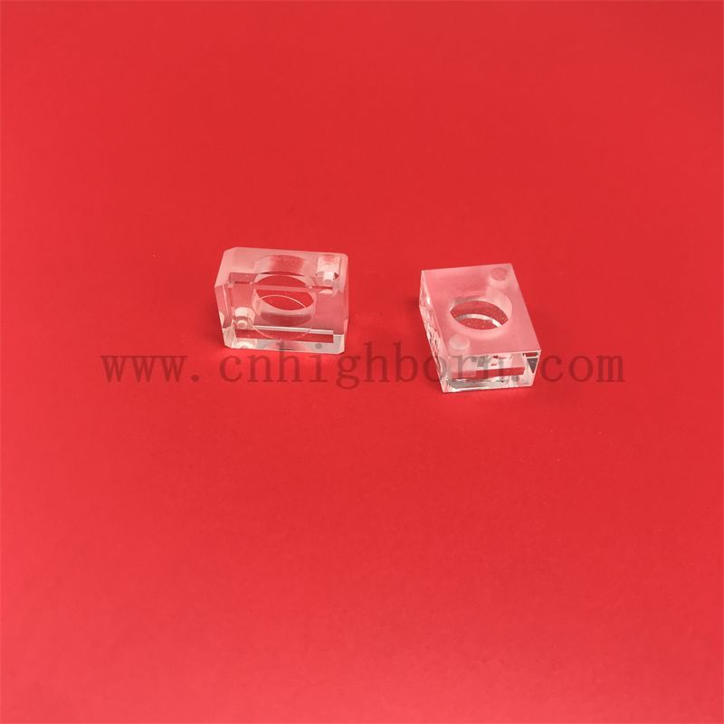 Laborforschung Quarzinstrumente Halbmikrofluorometer UV Quarzglas Cuvette