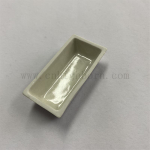 55×28×12mm Labor-Aluminiumoxid-Keramik-Trapezboot-Porzellanbecher