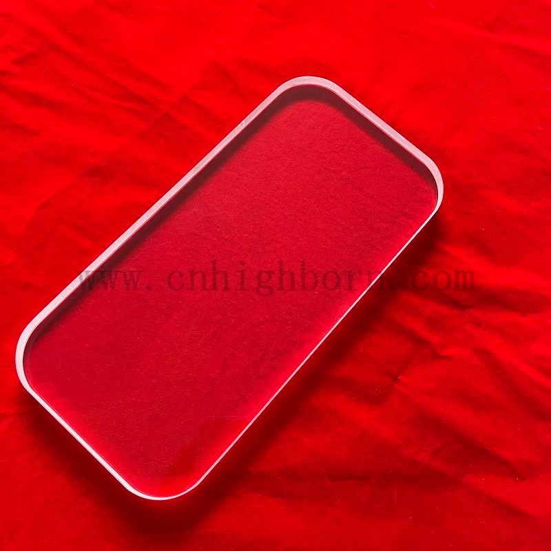 Rundes Substrat aus Quarzglas