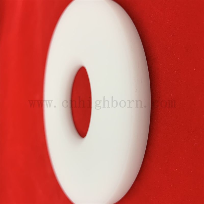 Korrosionsbeständigkeit undurchsichtiger Silica Ring Milky White Quarzglasflansch