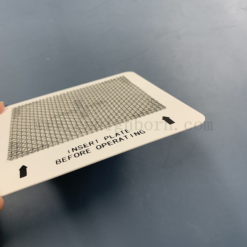  4,5 -Zoll -Ozonausgang Keramik -Ozonplatte mit Edelstahlnetz für Ozongenerator in Luft frischer 