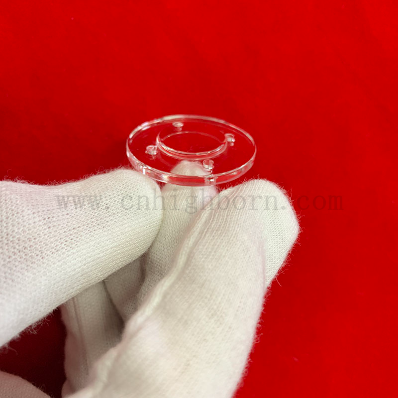 Customized Ultra Violet Quartz Step Plate Beobachtungsspiegelscheibe