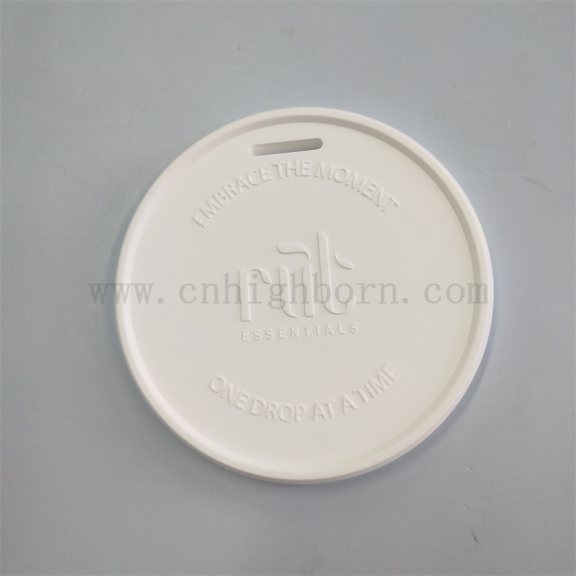 Logo Customized Auto Hanging Duft Keramik Gips für Aroma Diffusor