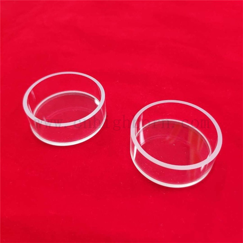 Klare Quarzzellen für Reflexionsmessungen 12 ml zylindrische Glaszellen rundes Spektrophotometer Quarzkuvette