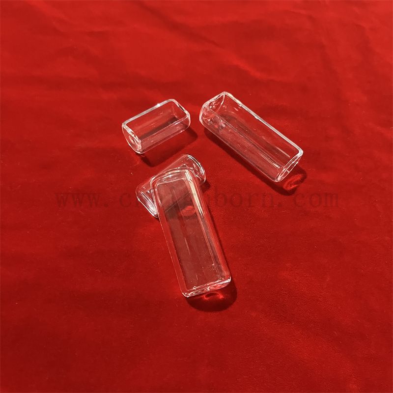 Hochübertragungspezifische transparente Sonnenenergieverschmutzung Silica Quarzglasboot