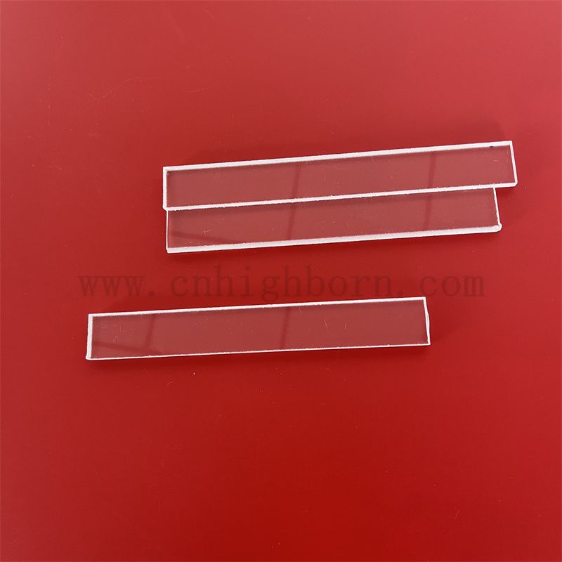 Chemie Korrosionsbeständigkeit Rechteck transparent Quarzglasblech