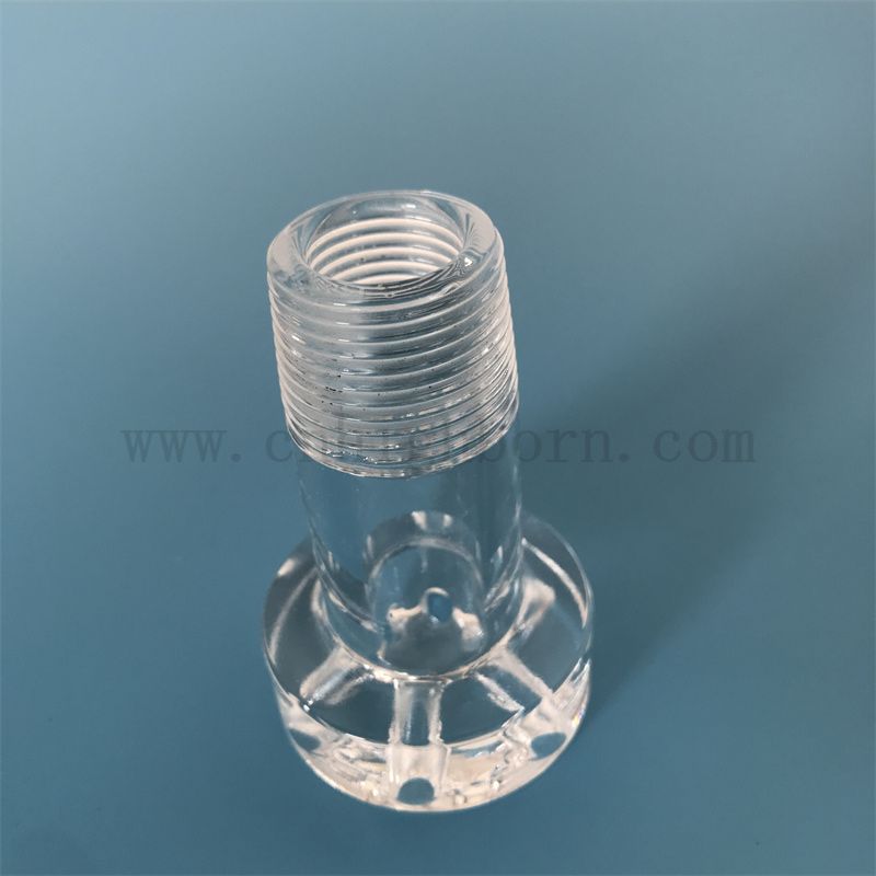 Customisierte Glaswaren klare korrosionsbeständige Silica -Glaskristall -Quarzrohre