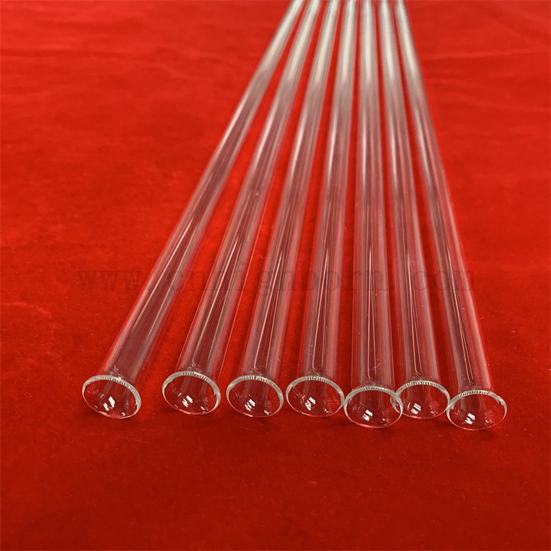 Anpassungsgröße und Form hitzebeständiger klares geschmolzenes Silica Quarzglasrohr 