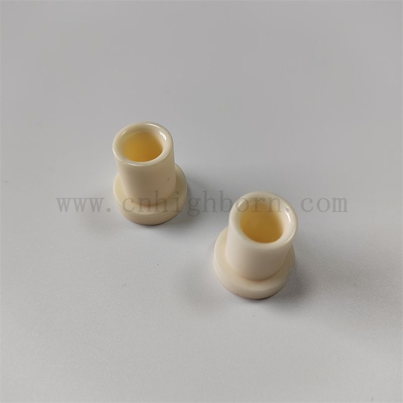 Wear-resistente weiße Textilkeramik Draht Führung Aluminiumoxid Keramik Öten Drehmaschinerie Ersatzteil Teil 