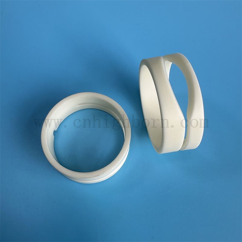 Verschleißfeste Al2o3-Ringdichtung aus 99,5 % Aluminiumoxidkeramik