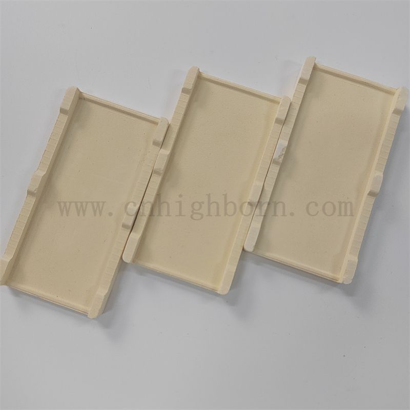 Refraktär rechteckig Zirkonia Keramik Saggar ZRO2 Keramik Tiegel zum Goldschmelzen