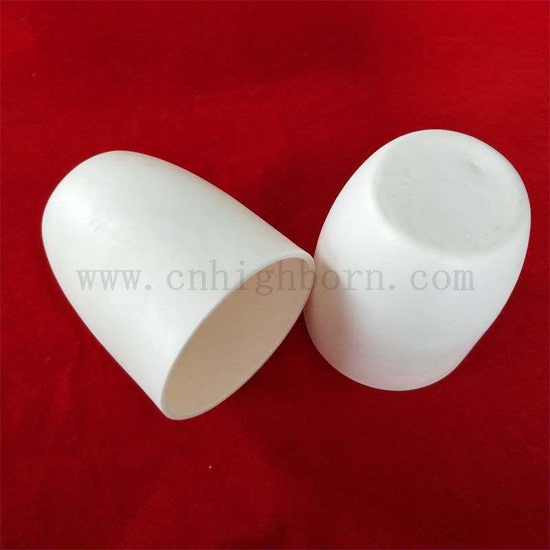 Hochtemperaturresistent 99% AL2O3 Aluminiumoxid Arc Keramik Schmelzstahntiegel für das Labor