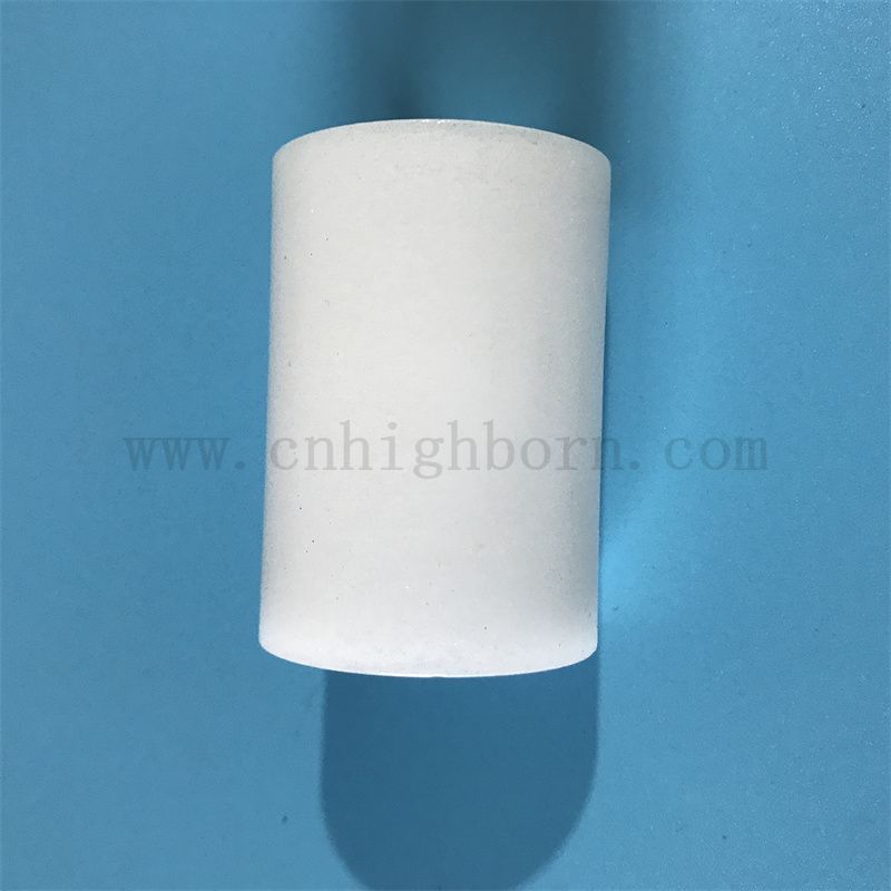 Maßgeschneiderte Größe Hitzebeständiges undurchsichtiges, geschmeidiges Silica Quarzglasrohr 