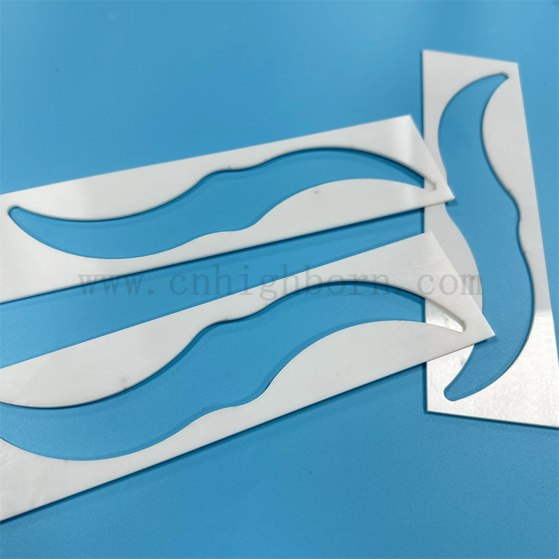 Customized High Precision Wea Resistenz ZRO2 Keramikstück Laserschneidzirkonia -Platte