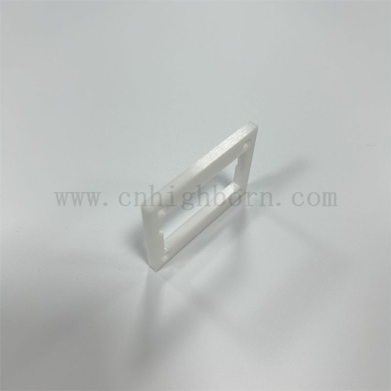 Isolator Zirkonia unregelmäßige Blockoberfläche Polierweiß weiße ZRO2 -Keramikplatte