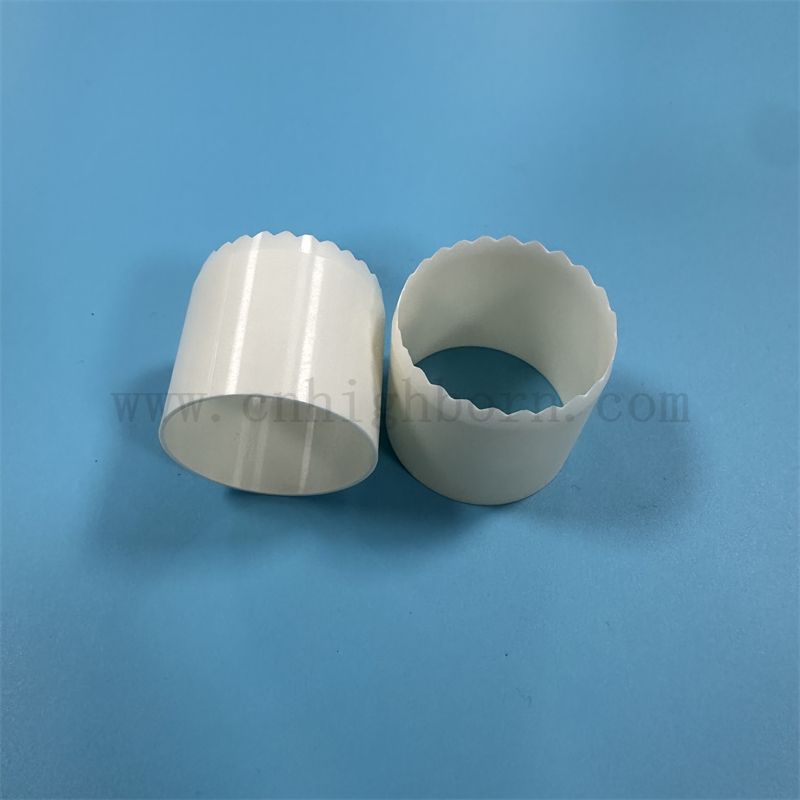 Oberflächenpolierzirkonia mit großem Durchmesser Isolator ZRO2 Keramik unregelmäßiges Rohr