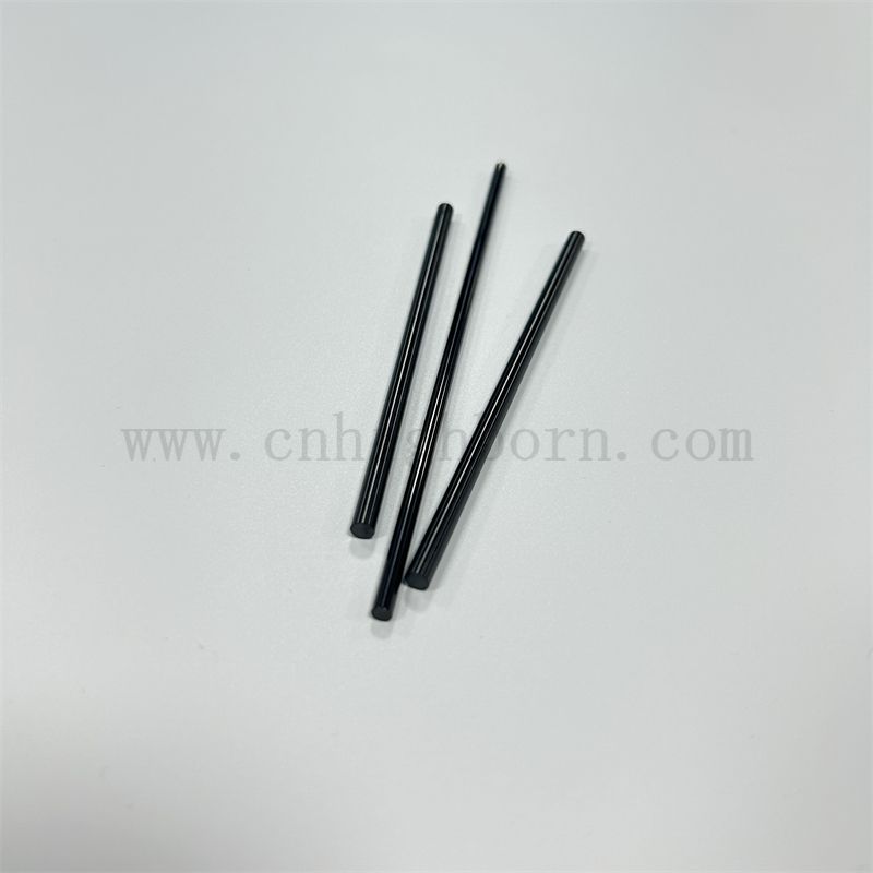 Customisierte schwarze Yatta -stabilisierte Zirkonia ZRO2 Keramik -Stangenwellenstange