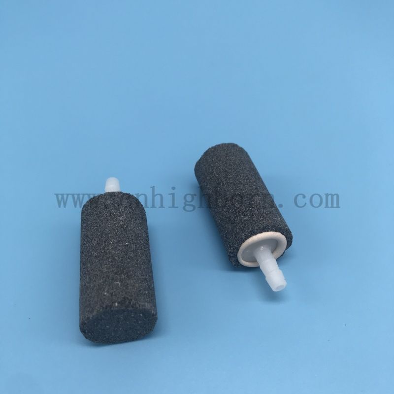 Zylindrische Luftblasensteinaquarium -Fischtankbelüftungspumpe Hydrokroponik Sauerstoffdiffusor 