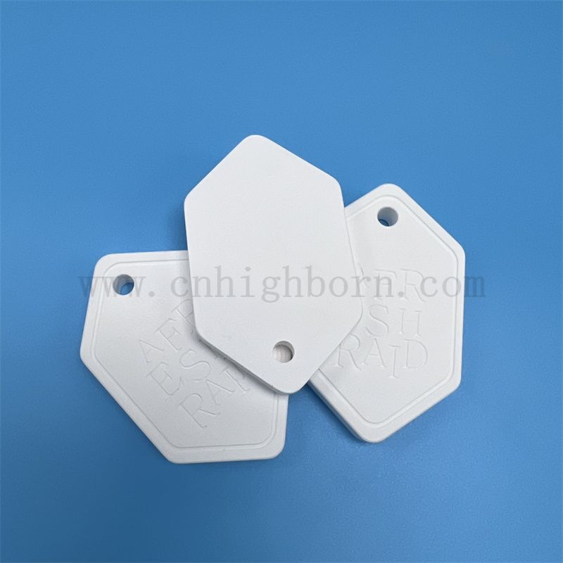 Customized Logo Hangable Gypsum Aromatherapy Tabletten Keramikplatte für den Erweiterung des Duftes 