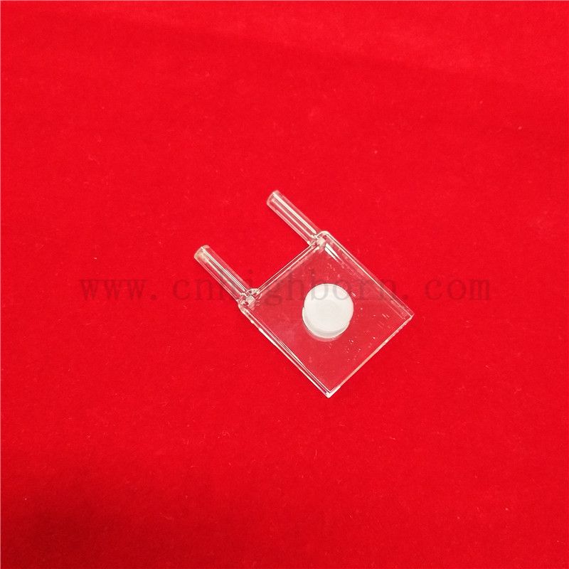  Laborforschungsinstrumente Chemieanalysator Reaktion Quarzkuvette für sichtbares Spektrophotometer