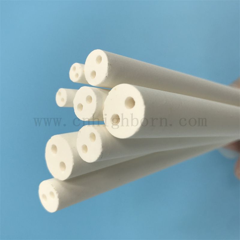 2-Loch-MGO-Röhre 99% Magnesiumoxid-Kern-Keramik-Isolierrohr