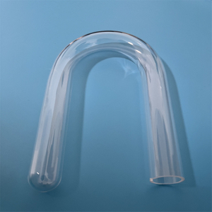 Wärmewiderstand U Form Transparent Customized Quarz Silica Glasrohr
