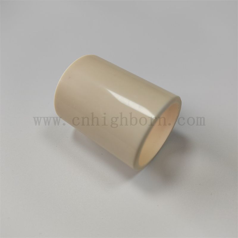 Hochtemperaturpolier 99,5% Aluminiumoxid Keramik Al2o3 Isolatorrohr 