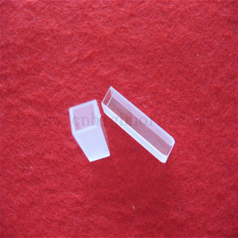 Laborquarzglas Cuvette Pfad Länge 10mm Quarzfluoreszenzzellen