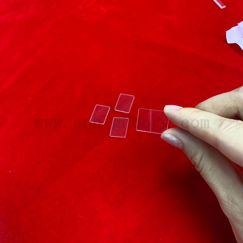 Customisierte Hochkorrosionswiderstand quadratische transparente Quarzglasplatte