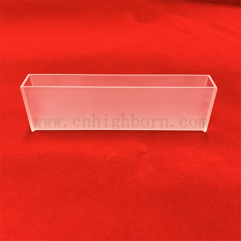 Laborutensilien stehen Fluorometerzelle mit Lid Lovibond großes Volumen Quarzglas Cuvette Colorimeter Zelle