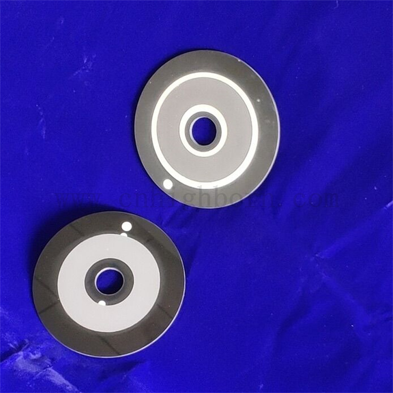 Wärmewiderstand Schwarzer runder Keramik weit Infrarotglas Heizungswafer 