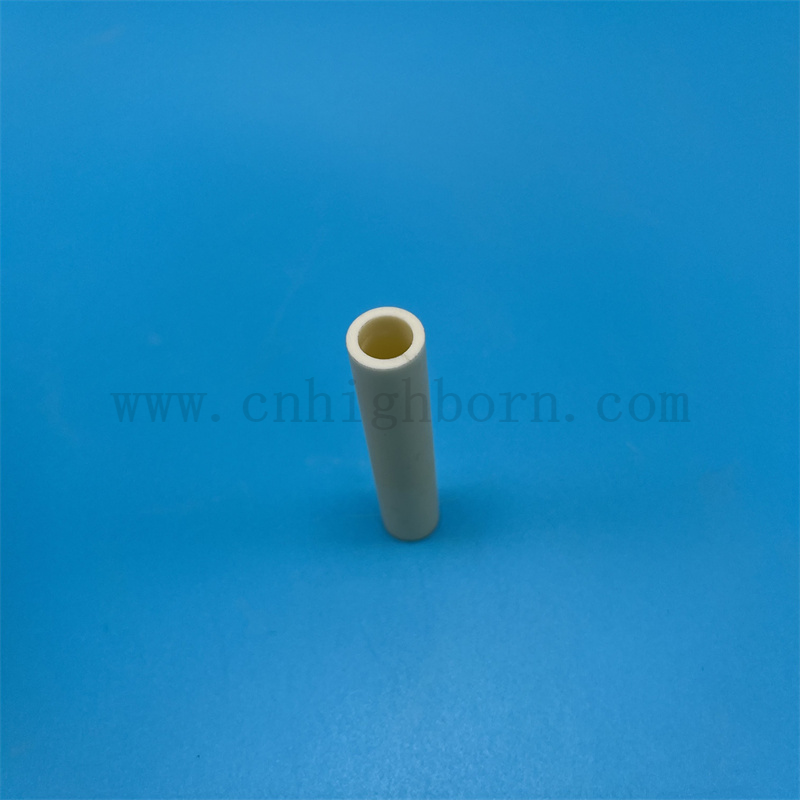 Verschleißfestigkeit Al2o3 Alumina Keramikgarn -Führungsröhrchen Textilkeramikrohr