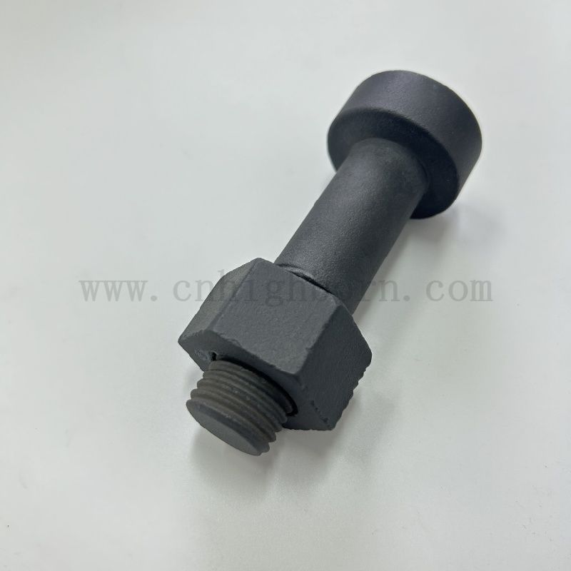  Kundenspezifische korrosionsbeständige Siliziumkarbid -Keramikschraube und Sic -Muttern 