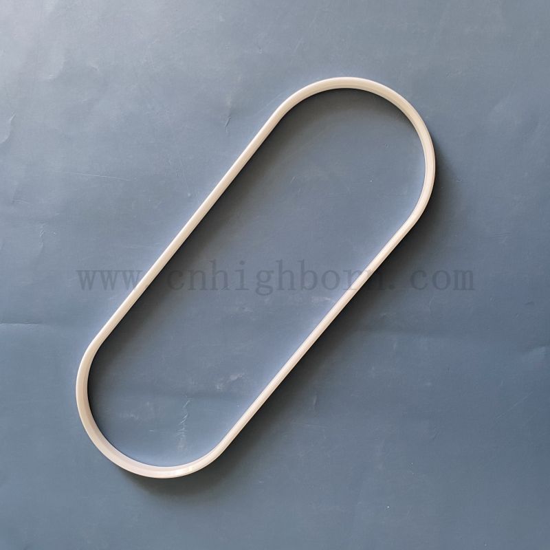 Versiegelte Tintenbecher -Pad -Druckausrüstung Ovaler Zirkonia Keramikring für Tintenbecher