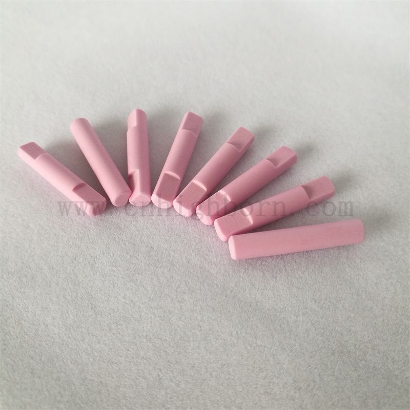 Customized Pink 95% Alumina Keramik -Stange Al2o3 Stick