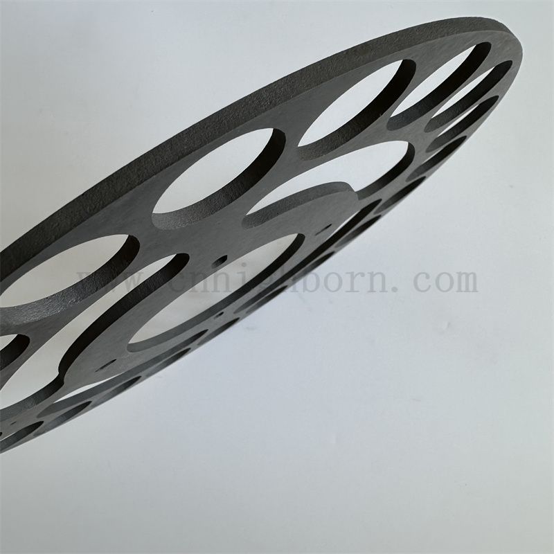 Verschleißfestigkeit RBSIC Silicon Carbid Keramikscheibe Sisic Platte Sic Sic Blech