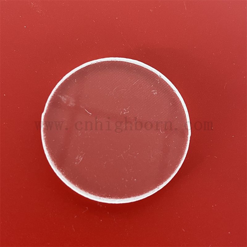Hochreinheit transparente Zirkula Silica Glass Panel runde Quarzscheibe