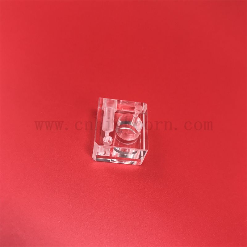 Chemische Analyse 10 mm Lichtpfad 190-2500 nm Wellenlängenbereich MICO Quarzglas Cuvette