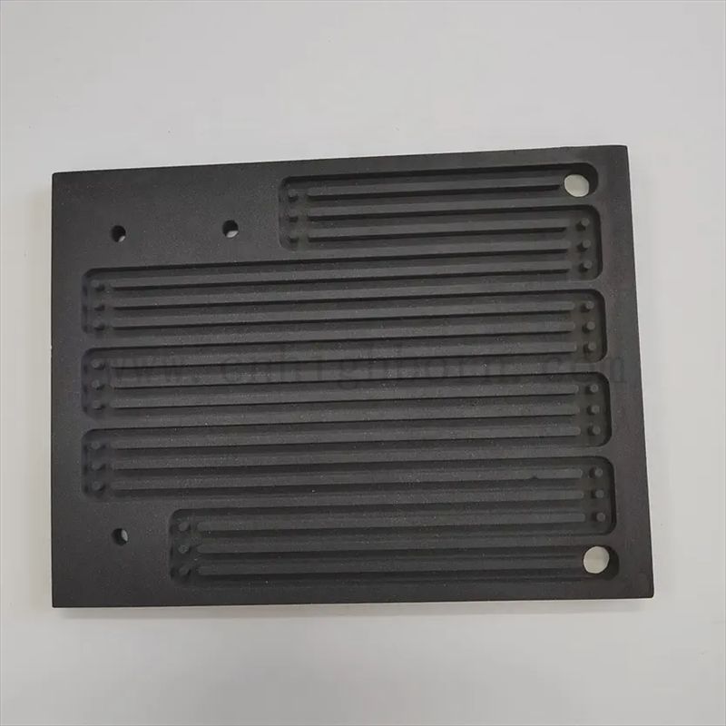 Customisierte RBSIC/Sisic Sintered Silicon Carbid Ceramic Bipolar Platte SIC Board