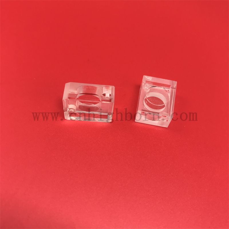 Laborforschung Quarzinstrumente Halbmikrofluorometer UV Quarzglas Cuvette