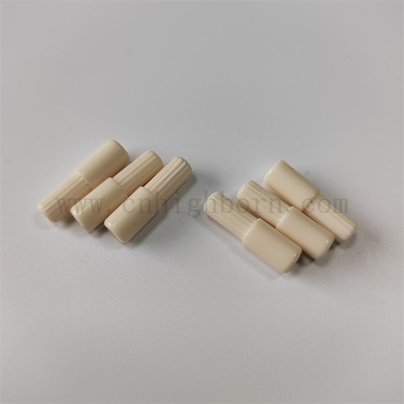 99,5% Aluminiumoxidstäbe hoher Verschleißfestigkeit für Textilverwendung Aluminiumoxid -Keramikisolationswelle