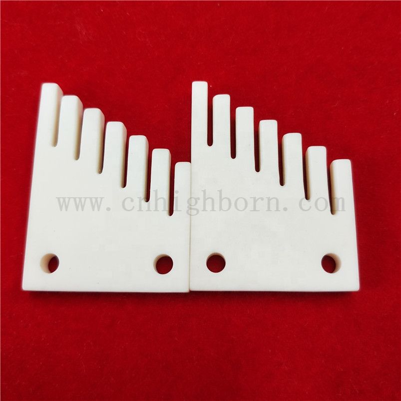 Präzise 95% 99% AL2O3 Alumina Keramikführer Textilindustrie Teil