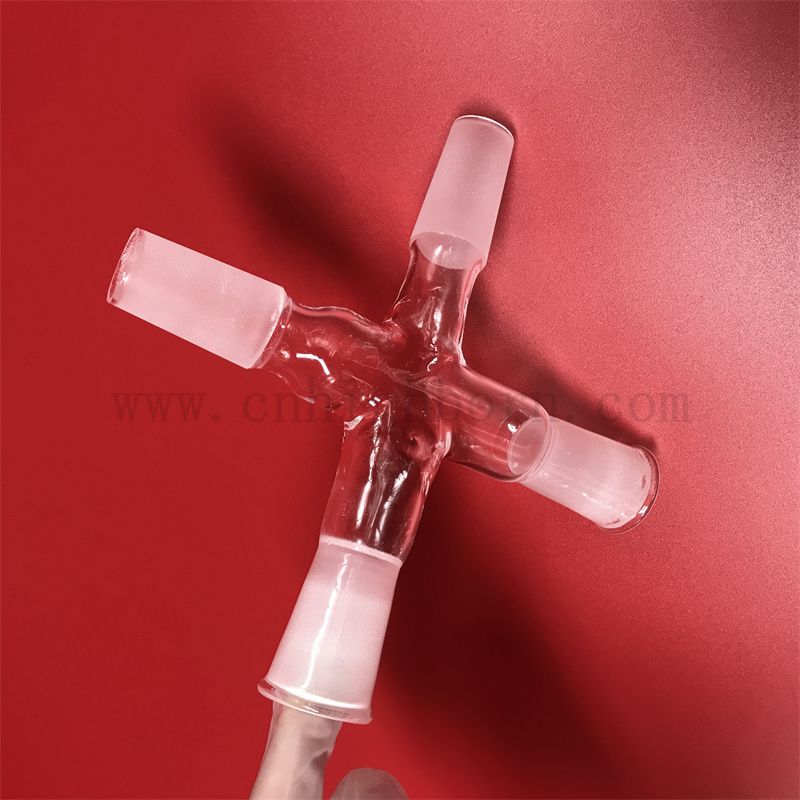 Labor Frosted Mund Korrosionsbeständige maßgeschneiderte transparente Quarzglasröhre